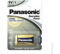 Pile alcaline blister x1 Panasonic Everyday Power 6LR61 9V 680mAh - Panasonic G