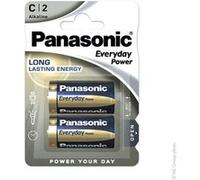 Panasonic Pile alcaline Everyday Power LR14EPS/2BP LR14 (C) 1,5V 9,36Ah Blister x2