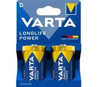 Pile alcaline D LR20 Varta Longlife Power, lot de 2