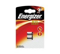 Pile Alcaline Energizer A11 6V - Lot de 2 - Référence 639449 - Équivalences: 11A, AG11, E11A, GP11A, L1016, MN11, V11A