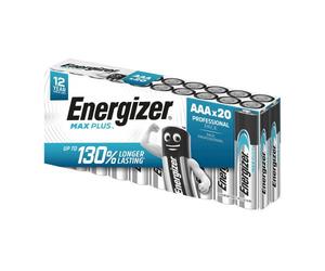 Pile alcaline Energizer Max Plus AAA - Pack de 20 LR03