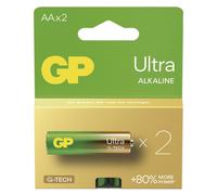 Pile alcaline GP Ultra AA (LR6), 2 pièces, B02212