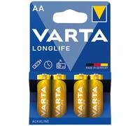 Pile alcaline - Longlife - AA / LR06 - lot de 4