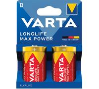 Pile alcaline Longlife Max Power LR20/D - Blister x 2 - VARTA - 546292