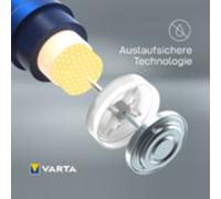 Varta Piles AA Longlife Alcalines 1,5V pour télécommandes, radios, horloges – Lot de 40