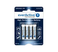 Pile alcaline LR03 AAA Pro Alkaline 1250 mAh blister 4 pcs. EverActive