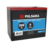 Pile alcaline optimale grande Pulsara Noir 9 V / 200 Ah