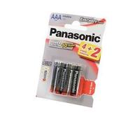 Pile Alcaline Panasonic LR03 AAA EVERYDAY POWER - blister de 4 + 2 offertes