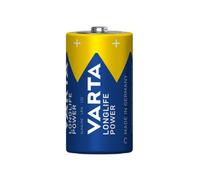 Pile Alcaline Varta LR14 1.5V - Blister de 2 unités, Référence 04914-121-422, Durée de Vie Stockage 10 Ans, Fabriquée en Allemagne