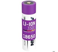 pile ANSMANN 18650 Li-Ion (3 6 V 3500 mAh) avec carte de sécurité pour lampe de poche etc.