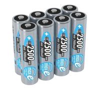 pile ANSMANN AA 2500mAh Mignon NiMH 1 2V - 1000x rechargeable (8 pièces)