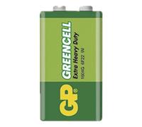 Pile au chlorure de zinc GP Greencell 6F22 (9V) 71063