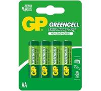 Pile au chlorure de zinc GP Greencell R6 (AA), 4 pièces 71052