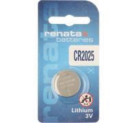 Pile au lithium CR2025 3Vdc 165mA BLx1 RENATA