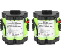 Pile au lithium de rechange, capacité 18V 3000mAh, compatible avec les modèles Gardena, 2 pièces