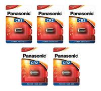 Pile au Lithium Panasonic CR2 3 V Blister 1 x 5 Paquet de 5 Blister