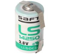 Pile au lithium SAFT LS14250CNR, taille 1/2 AA, cosses à souder en U