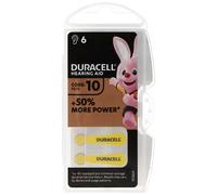 Pile auditive Duracell DA 10 AC Zn/air 1,4 Volt 105mAh