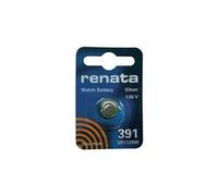 Pile bouton 391 Oxyde d'argent 1.55 V 50 mAh Renata 391.CU MF Argent