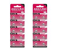 Pile bouton AG3 1,55 V LR41 SR41 192 392 cellules essentielles pour lampe, montre, électronique, longue durée de stockage