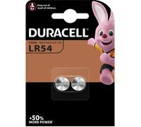 Pile bouton alcaline - DURACELL - LR54 - 1,5 V - 42 mAh - Lot de 2
