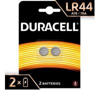 Pile Bouton Alcaline Duracell Spéciale LR44 1,5 V, Pack de 2 (76A - A76 - V13GA), Conçue pour une Utilisation dans les Jouets, Ca