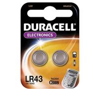 Duracell Piles bouton LR43 V12GA (186) – 4 pièces (2 ampoules de 2)