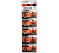 pile bouton alcaline maxell LR44, blister de 10