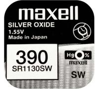 Pile bouton argent MAXELL SR1130 SW /AG10/ 389/390/ 1,55V