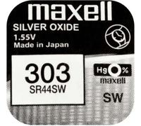 Pile bouton argent MAXELL SR44 SW/357/ 1,55V