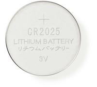 Pile Bouton Au Lithium Cr2025 3 V Dc 5 Blister Argent