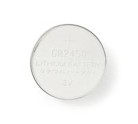 Nedis BALCR24505BL Pile-Bouton au Lithium CR2450 3 V 5 pièces Blister