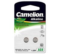 Pile-bouton Camelion AG9 (2 unités sous blister), 1,5V, Alkaline [ Piles bouton ]