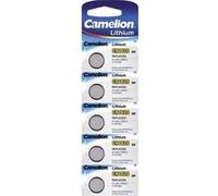 Camelion Piles bouton CR1620 (5009LC) Lithium 3V - 5 piles
