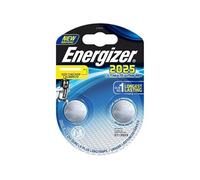 Energizer Pile bouton CR2025 Ultimate Lithium 3 V 170 mAh – 2 pièces (Chrome)