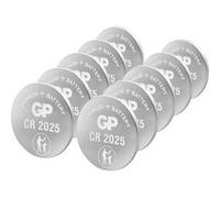Pile bouton CR 2025 lithium GP Batteries 3 V 10 pc(s) G