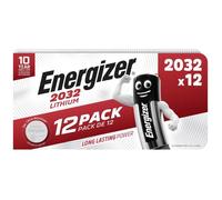 Pile bouton CR 2032 lithium Energizer 240 mAh 3 V 12 pc(s)