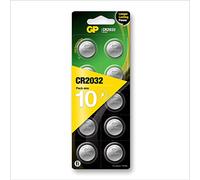 Pile Bouton CR 2032 Lithium GP Batteries 3 V 10 pc(s)
