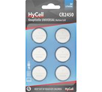 Pile bouton CR 2450 lithium HyCell 3 V 6 pc(s)