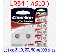 Pile Bouton CR Lithium 3V CR1216 CR1220 CR1225 … vente à l'unité, par 5 10 ou 20