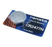Pile bouton CR2477N lithium 3V 950 mAh Renata