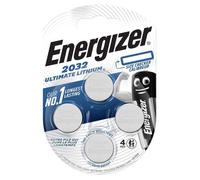 Energizer Ultimate Lith CR2032 BP4 E301319200 Chrome