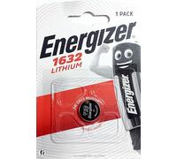 Energizer Pile bouton CR1632 – Lithium 3V 130 mAh – 1 pièce