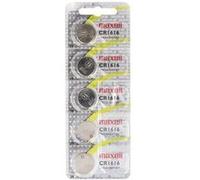 Pile-bouton Lithium 5 x CR1616 (5x1) MAXELL Multicolore