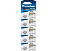 Pile bouton lithium - CAMELION - CR1225 (E-CR1225) - 3 V - Lot de 5 - Lithium