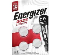 Pile bouton lithium CR2025 - ENERGIZER - Pack de 4 - CR2025 - 3 V - Lithium - Pile bouton - Longue durée