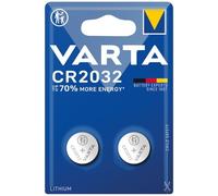 Pile bouton - Lithium - CR2032 - lot de 2