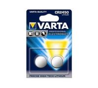 Pile bouton lithium CR2450 BL2 3V VARTA