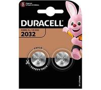 Pile bouton lithium Duracell spéciale 2032 3 V, pack de 2 (DL2032-CR2032), conçue pour une utilisation dans les porte-clés,