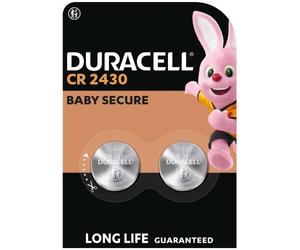 Pile bouton lithium Duracell spéciale 2430 3 V, lot de 2 (CR2430)